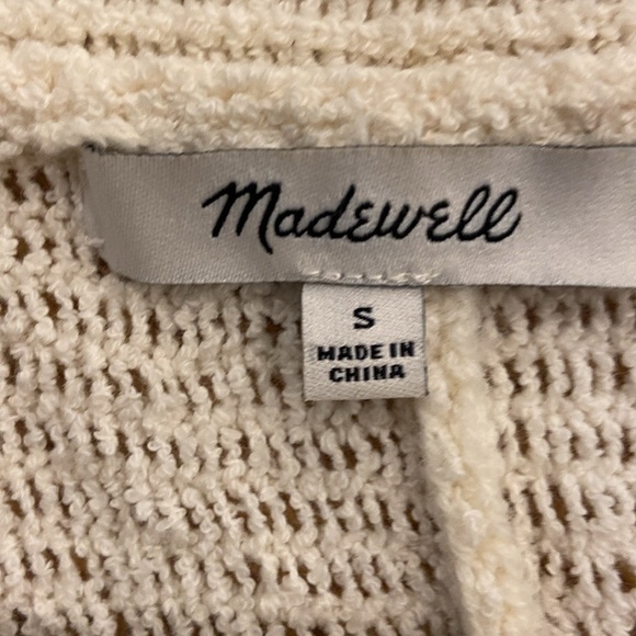Madewell • S • Cropped Shawl Collar Open Knit Cardigan - Picture 9 of 10